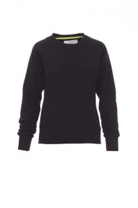 Czarny damski crewneck PAYPER MISTRAL+LADY - nadruk firmowy