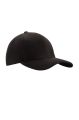 Czapka Sześciopanelowa z Daszkiem JHK CZA006 BLACK