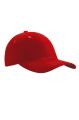 Czapka Sześciopanelowa z Daszkiem JHK CZA006 RED