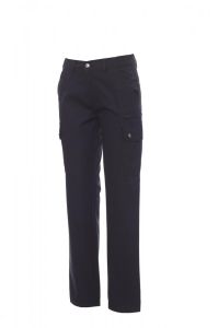 Granatowe damskie spodnie PAYPER FOREST/SUMMER LADY - logo