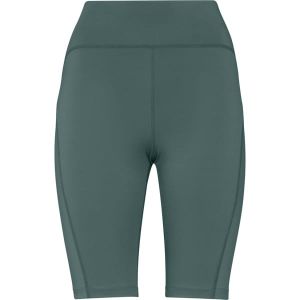 Szorty GALES 6700 oliwkowe legginsowe damskie z haftem