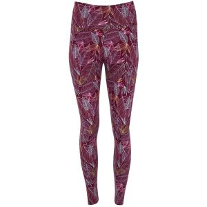 Legginsy CIRENE 0399 bordowy wzór damskie z własnym projektem
