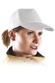 Czapka Pięciopanelowa z Daszkiem JHK CZA021 WHITE