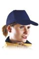 Czapka Pięciopanelowa z Daszkiem JHK CZA021 NAVY