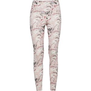 Legginsy CIRENE 0399 różowy wzór dla kobiet z haftem