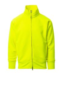 Żółta bluza męska z suwakiem PAYPER PANAMA+ FLUO - reklamowa
