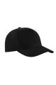 Pięciopanelowa Czapka z Daszkiem JHK CZA005 BLACK
