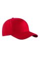 Pięciopanelowa Czapka z Daszkiem JHK CZA005 RED