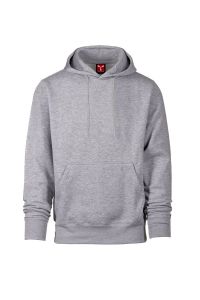 Szara męska bluza z kapturem PAYPER TOLEDO - personalizowana