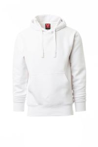 Biała męska bluza z kapturem PAYPER TORONTO - własny nadruk