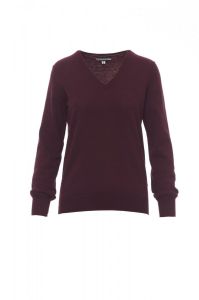 Bordowy sweter damski PAYPER BUSINESS LADY - personalizowany