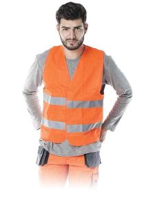 Kamizelka Ostrzegawcza - JHK KO ORANGE - Odzież Reklamowa