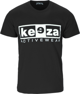 Koszulka bawełniana KEEZA treningowa czarna