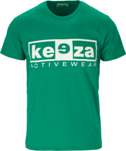 Koszulka bawełniana KEEZA treningowa zielona