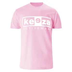 Koszulka bawełniana KEEZA treningowa różowa