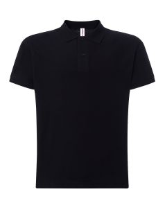 Czarne męskie polo JHK JT POLO BK - z własnym logo