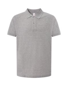 Szare męskie polo JHK JT POLO GM - logo firmy