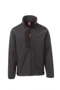 Grafitowy męski soft-shell PAYPER GALWAY - personalizacja