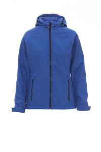 Niebieska damska kurtka PAYPER GALE LADY - logotyp firmy