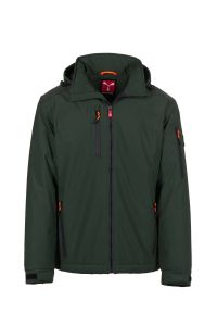 Zielony męski softshell PAYPER CREEK ULTRALITE PAD - custom