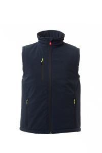Granatowa męska kamizelka PAYPER GALE VEST PAD - własny wzór