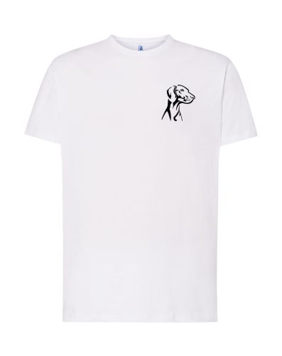 Koszulka z Logo Wyżła Weimarskiego- White