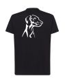 Koszulka z Logo Wyżła Weimarskiego - Black