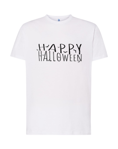 Bawełniana koszulka z nadrukiem - HAPPY HALLOWEEN