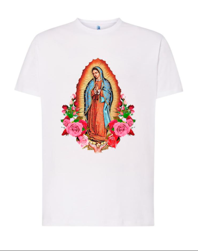 Maryjna Koszulka Religijna - WHITE