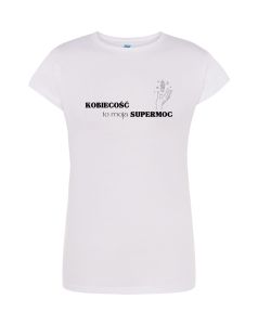 T-shirt Damski Krótki Rękaw - KOBIECOŚĆ - Dzień Kobiet