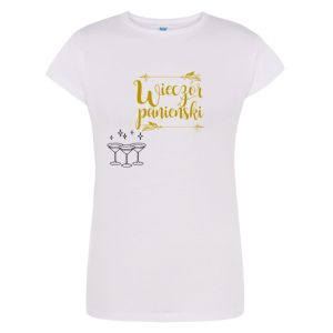 T-shirt Damski Krótki Rękaw Wieczór Panieński