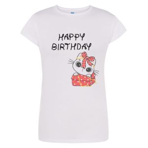 T-shirt Damski Krótki Rękaw Urodziny 