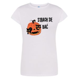 T-shirt Damski Krótki Rękaw Halloween 