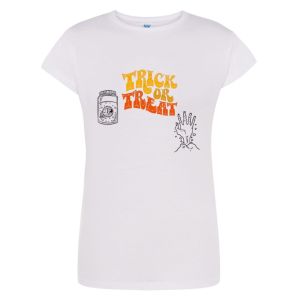 T-shirt Damski Krótki Rękaw Halloween 