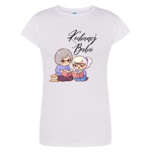 T-shirt Damski Krótki Rękaw Dzień Babci