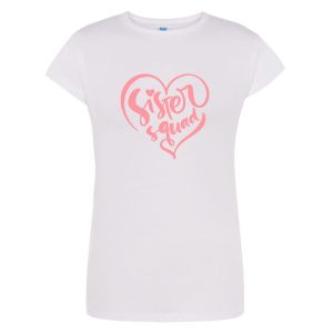 T-shirt Damski Krótki Rękaw  Na Prezent Dla Siostry