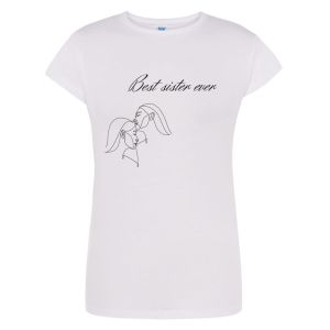 T-shirt Damski Krótki Rękaw  Na Prezent Dla Siostry 