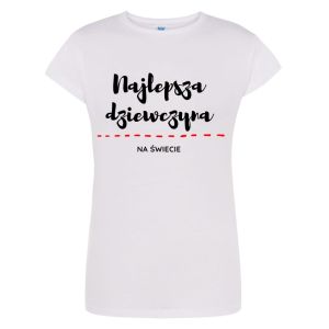 T-shirt Damski Krótki Rękaw  Na Prezent Dla Dziewczyny
