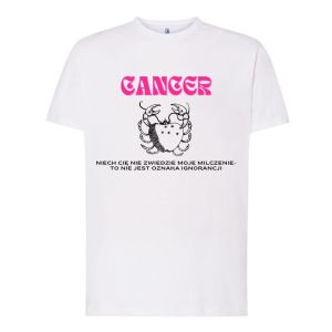 T-shirt Męski Krótki Rękaw Znaki Zodiaku Rak