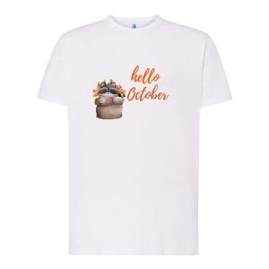 T-shirt Męski Krótki Rękaw Jesień 
