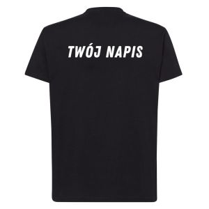 NADRUK WŁASNY NAPIS NA KOSZULCE 