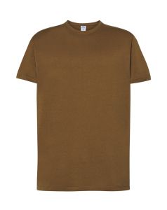 T-shirt bawełniany JHK TSRA190KH Khaki - nadruki na koszulki