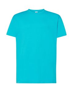 Bluzki Męskie JHK TSRA190TU Turkusowa  - t-shirt z nadrukami