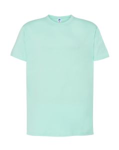 T-shirt męski miętowy JHK TSRA150MG - koszulki z nadrukiem
