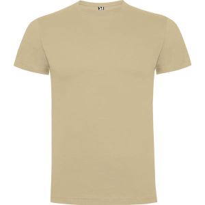 Piaskowa męska koszulka Roly DOGO PREMIUM 6502 – logotyp