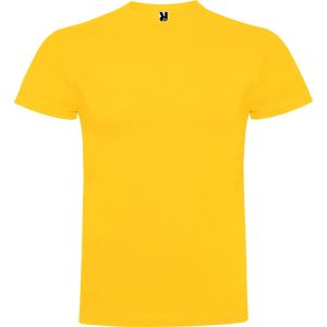 Złota męska koszulka ROLY BRACO 6550 - z logo firmy