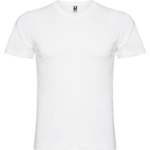 Biała męska koszulka ROLY SAMOYEDO 6503 - z firmowym logo
