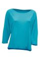 Bluzka Damska 3/4 JHK TSUL MLDV Turquoise