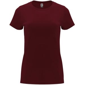 Bordowa damska koszulka ROLY CAPRI 6683 - dla firm