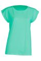 Bluzka z Krótkim Rękawkiem JHK TSUL TOBAGO MINT GREEN